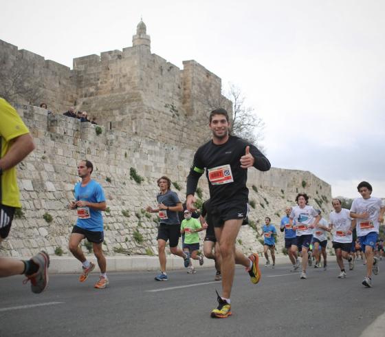 مارثون رياضي في القدس