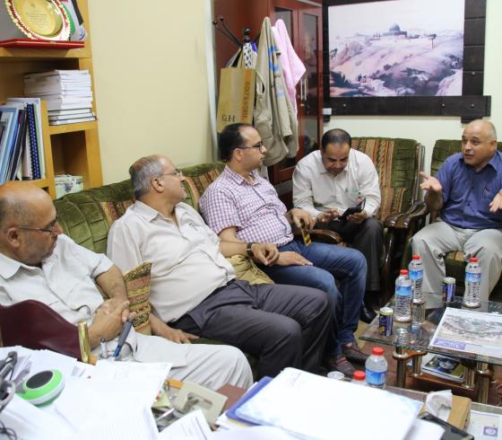 وفد من الجهاد يزور قناة القدس