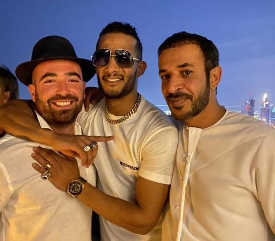 محمد-رمضان-وحمد-المزروعي-وعومير-آدام