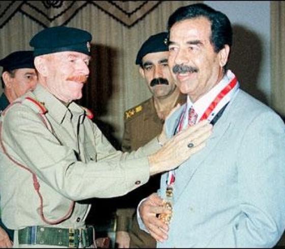 عزت الدوري وصدام حسين