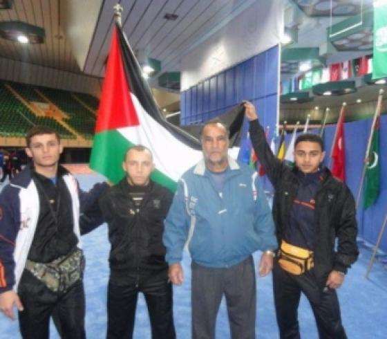 بعثة فلسطين لرفع الأثقال بالسعودية