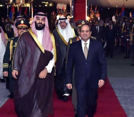 الرئيس السيسي يستقبل ولي العهد السعودي