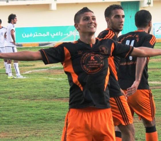 لاعب إتحاد خانيونس أنور عمران