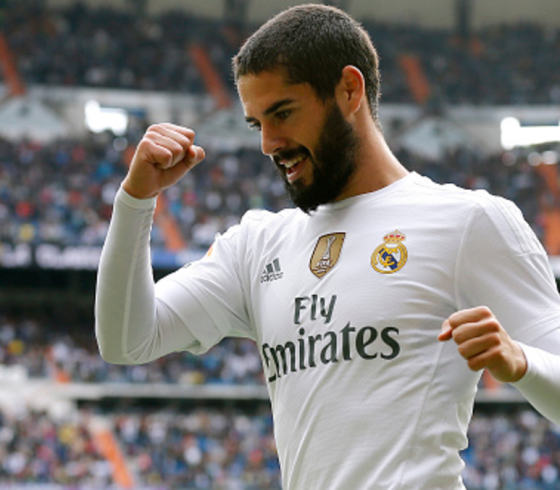 الدولي الاسباني ايسكو لاعب ريال مدريد