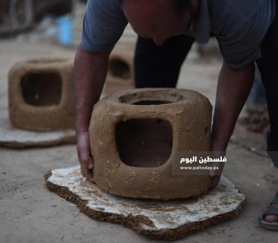 مهند النجار "صناعة أفران الطين"