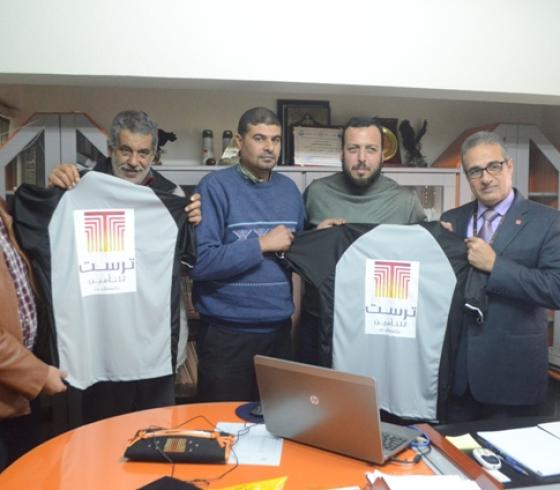 شركة ترست ترعى المربع الذهبي ونهائي كأس الناشئين لكرة السلة