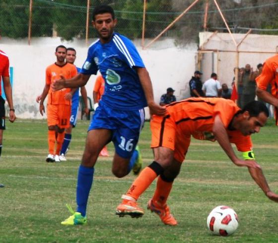 من لقاء اتحاد خانيونس وشباب رفح سابقا