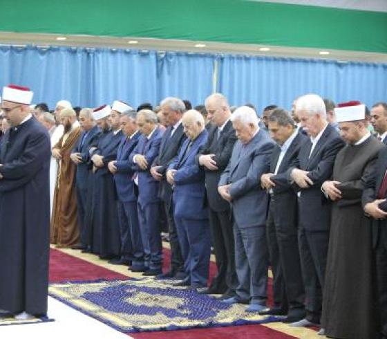 من مسجد التشريفات بمقر الرئاسة