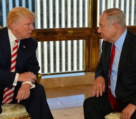  بنيامين نتنياهو ودونالد ترامب