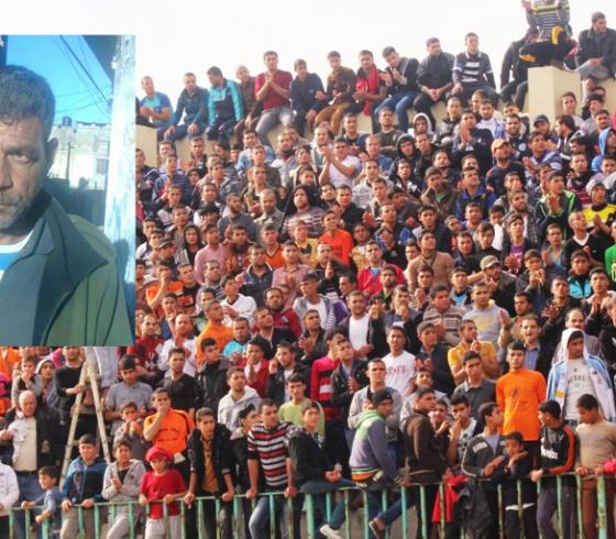 جمال بربخ  أحد مشجعي نادي اتحاد خانيونس