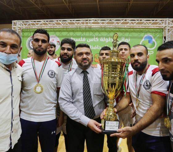 الجرو يبارك لاتحاد دير البلح بفوزه في بطولة كرة اليد