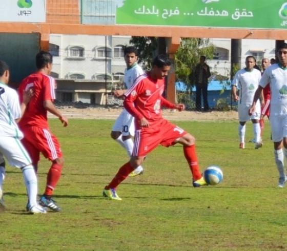 صورة من لقاء خدمات رفح والأهلي