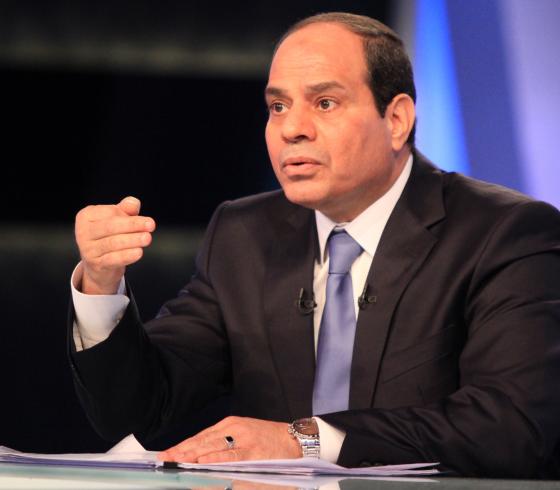 الرئيس المصري عبد الفتاح السيسي 