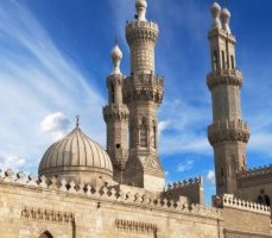 اندلاع حريق في الجامع الازهر بمصر