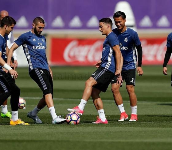 كريم بنزيما تدريبات ريال مدريد