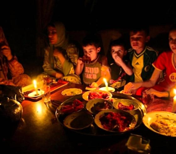 رمضان وقطع الكهرباء