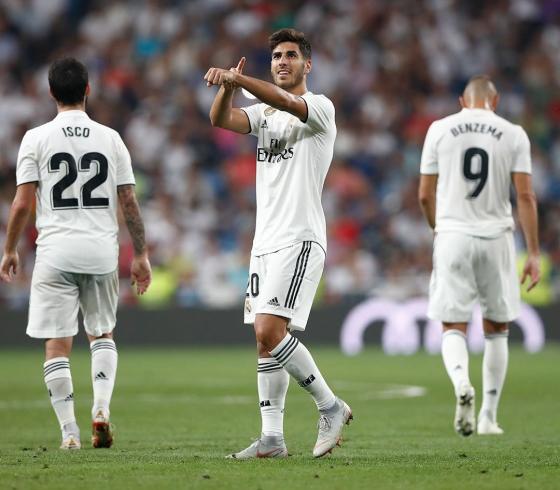 ماركو اسينسيو لاعب ريال مدريد