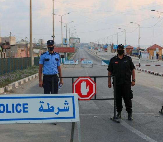 حظر التجوال في غزة
