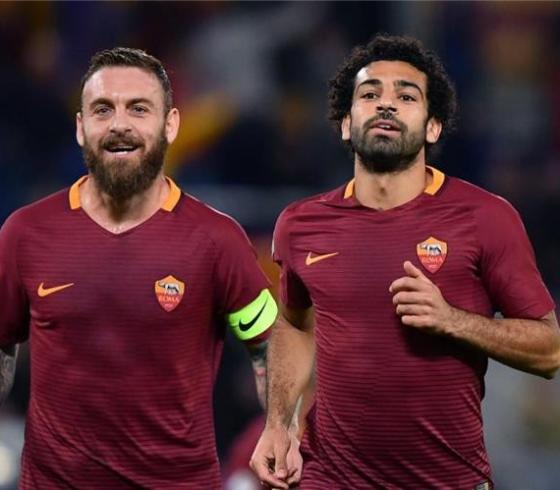النجم محمد صلاح وأسطورة روما دي روسي