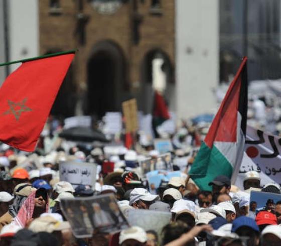 فلسطين و المغرب