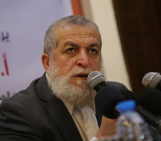 عضو المكتب السياسي لحركة الجهاد الاسلامي الشيخ نافذ عزام