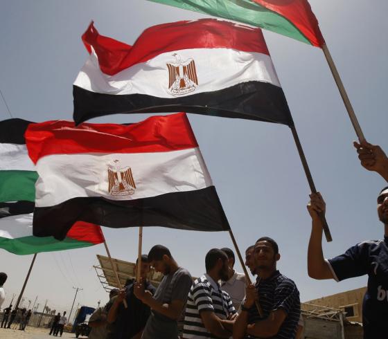 اعلام مصر وفلسطين