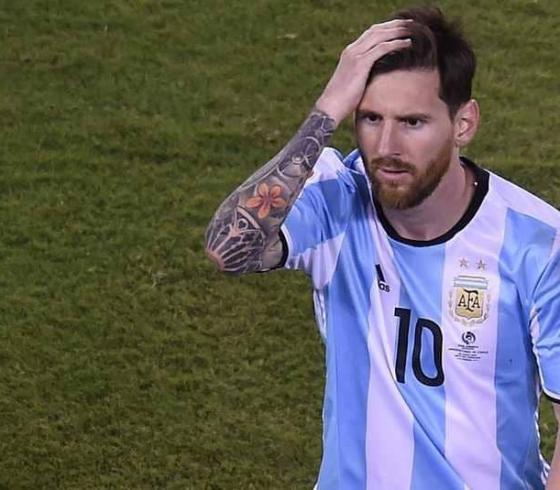 نجم المنتخب الارجنتيني ليونيل ميسي