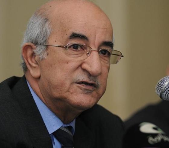 الرئيس الجزائري عبد المجيد تبون