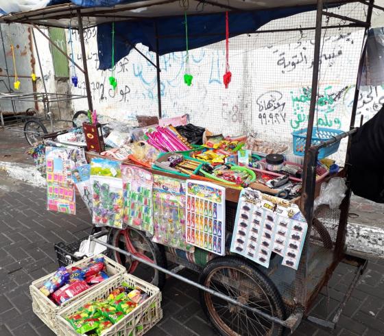 "عربة" المواطن ماهر مرعي