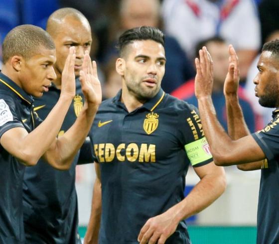 لاعبو فريق موناكو في الدوري الفرنسي