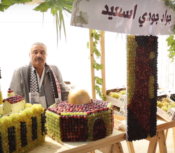 صورة من مهرجان العنب الفلسطيني