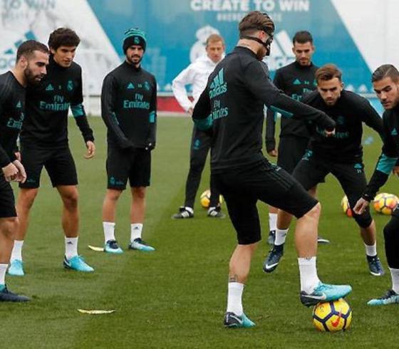 تدريبات لاعبي ريال مدريد .jpg