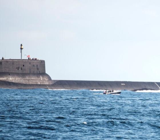 غواصة نووية روسية