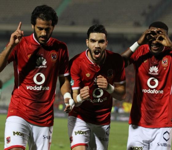 لاعبي النادي الأهلي المصري