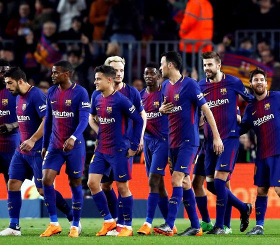 فريق برشلونة الاسباني