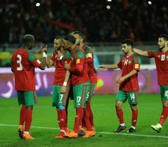 لاعبي اتلمنتخب المغربي
