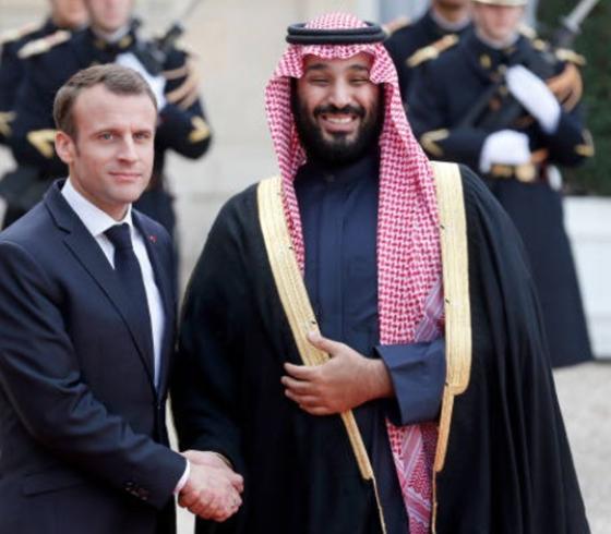 ماكرون وبن سلمان