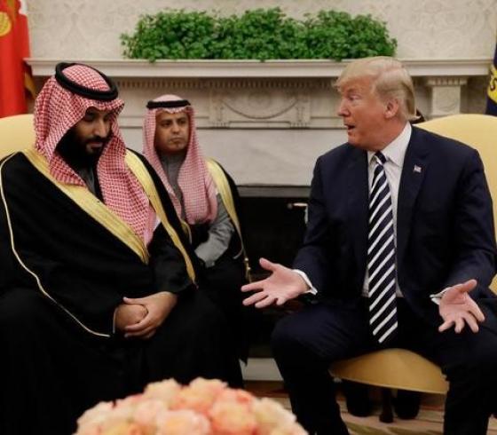 ترامب والملك محمد بن سلمان