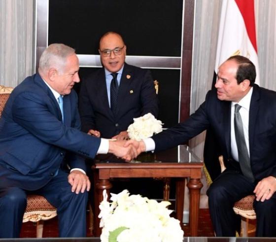 نتنياهو والسيسي