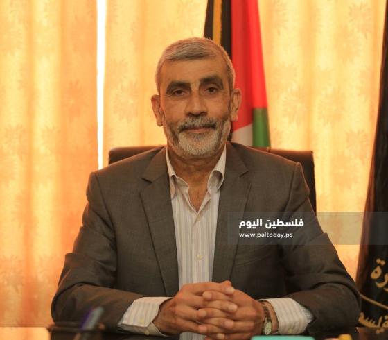 أبو الحسن حميد عضو المكتب السياسى لحركة الجهاد الاسلامى في فلسطين