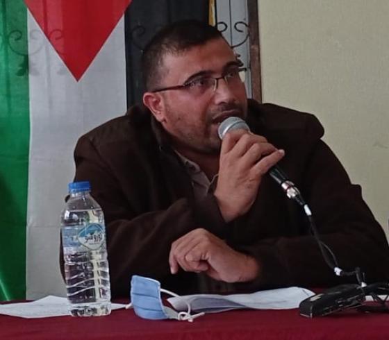 الموجه العام للرابطة الإسلامية الإطار الطلابي لحركة الجهاد الإسلامي في فلسطين الأستاذ سامي البسيوني