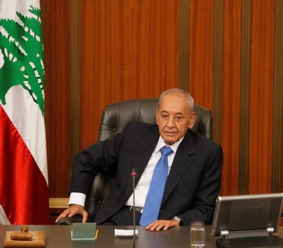رئيس البرلمان اللبناني نبيه بري