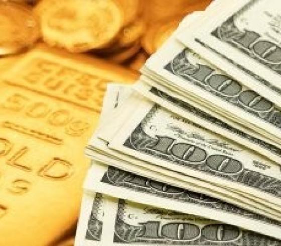 اسعار الذهب  والدولار 