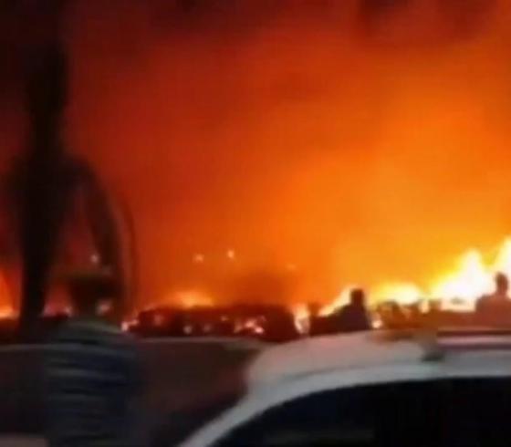 حريق قطار المنيا اليوم فى مصر