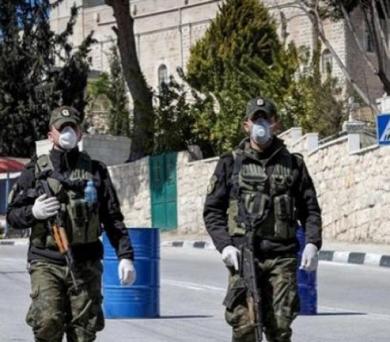 الشرطة الفلسطينية في  مواجهة كورونا