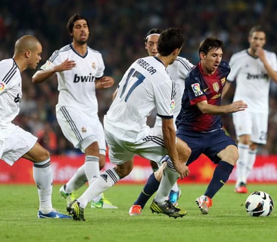 ميسي وريال مدريد