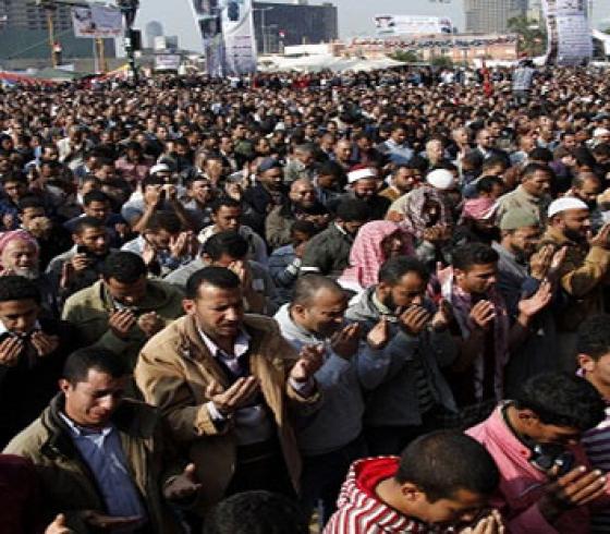 خطبة الجمعة في ميدان التحرير بالقاهرة