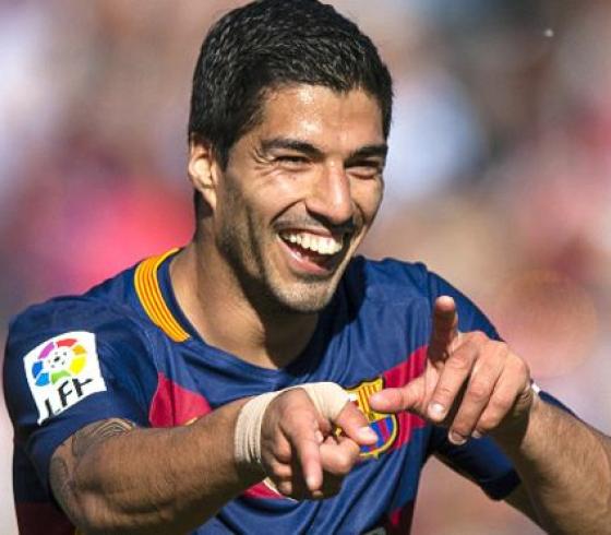 أحرز سواريز 40 هدفا في الموسم الحالي وحصل على لقب هداف الدوري