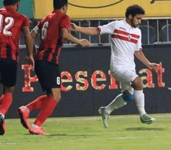 لاعبي الزمالك و الداخلية