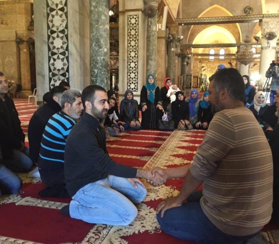 عقد قران في الاقصى